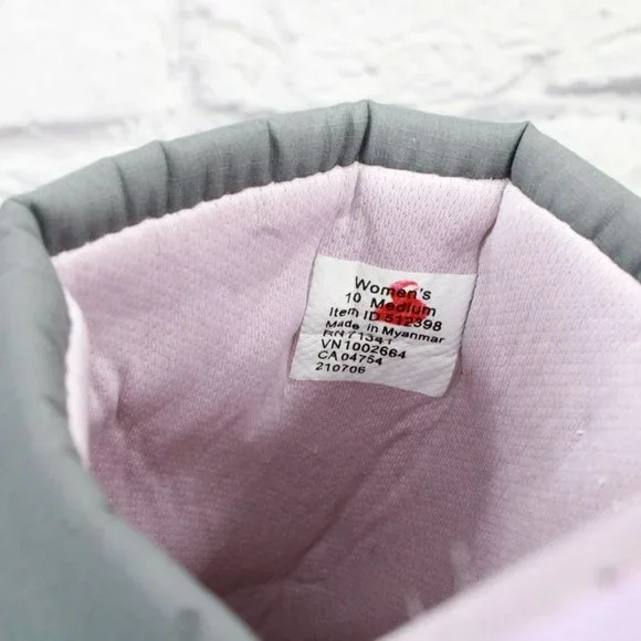 LL Bean Gray Polyester Slip On Airlight Scuffs Indoor Slippers Size 10 M - Picture 8 of 9